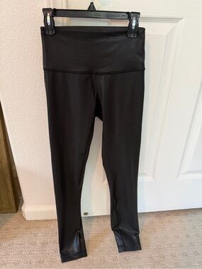 Lululemon align leggings size  4 -28” inseamBlack with light shimmer finish